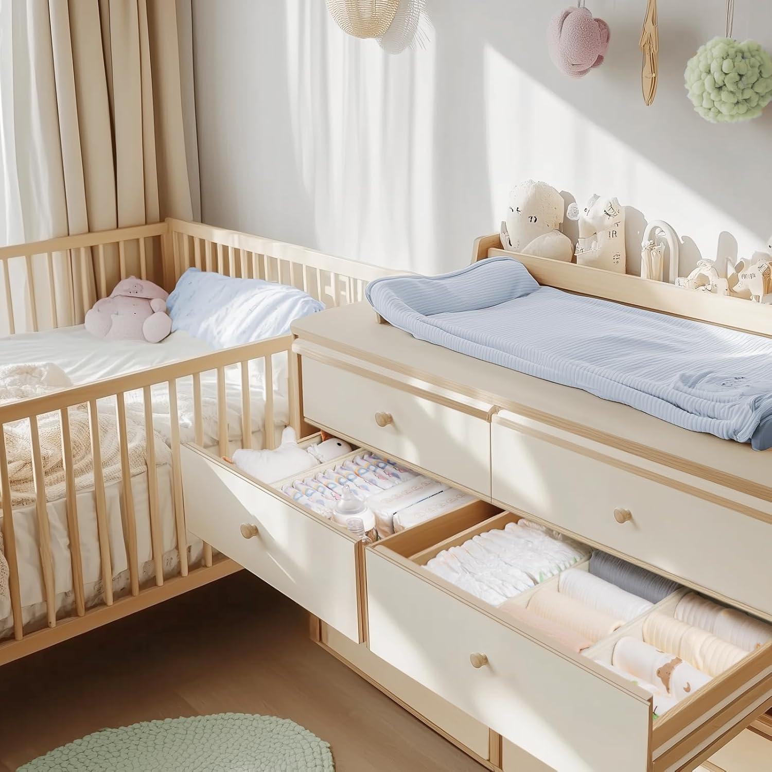 Organizador de Cajones Criusia Beige - Paquete de 14 Piezas