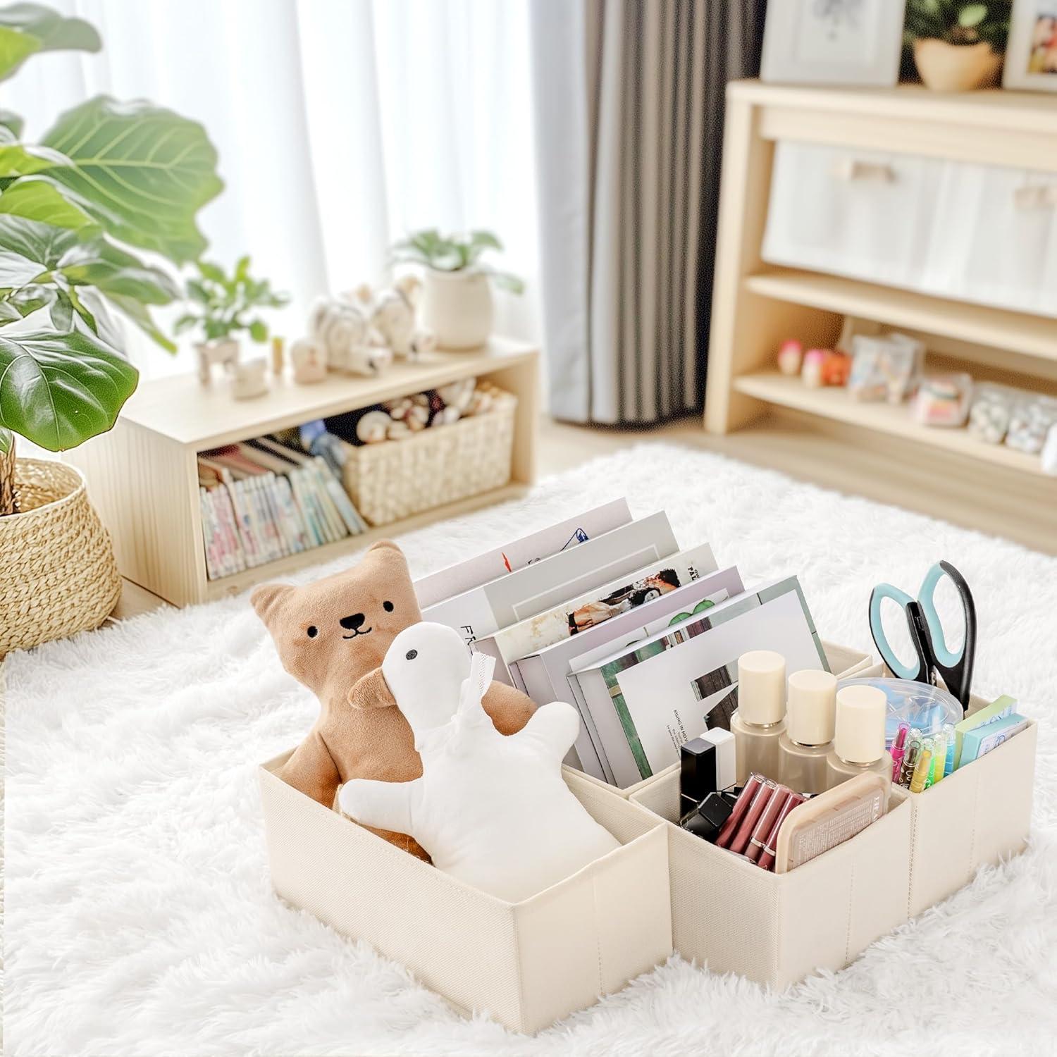 Organizador de Cajones Criusia Beige - Paquete de 14 Piezas