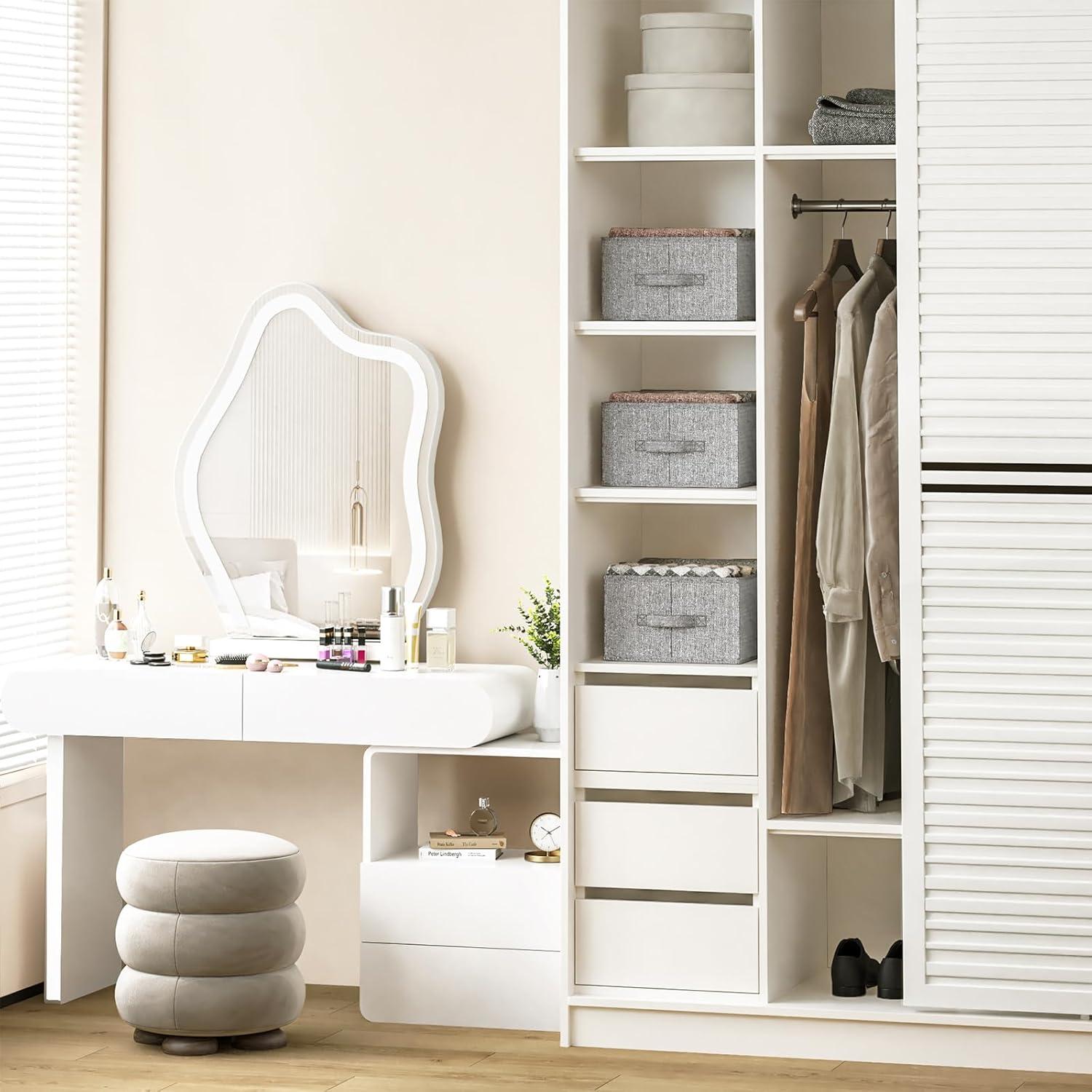 Organizador de Ropa Fixwal 4 Piezas 6 Divisiones Lavables