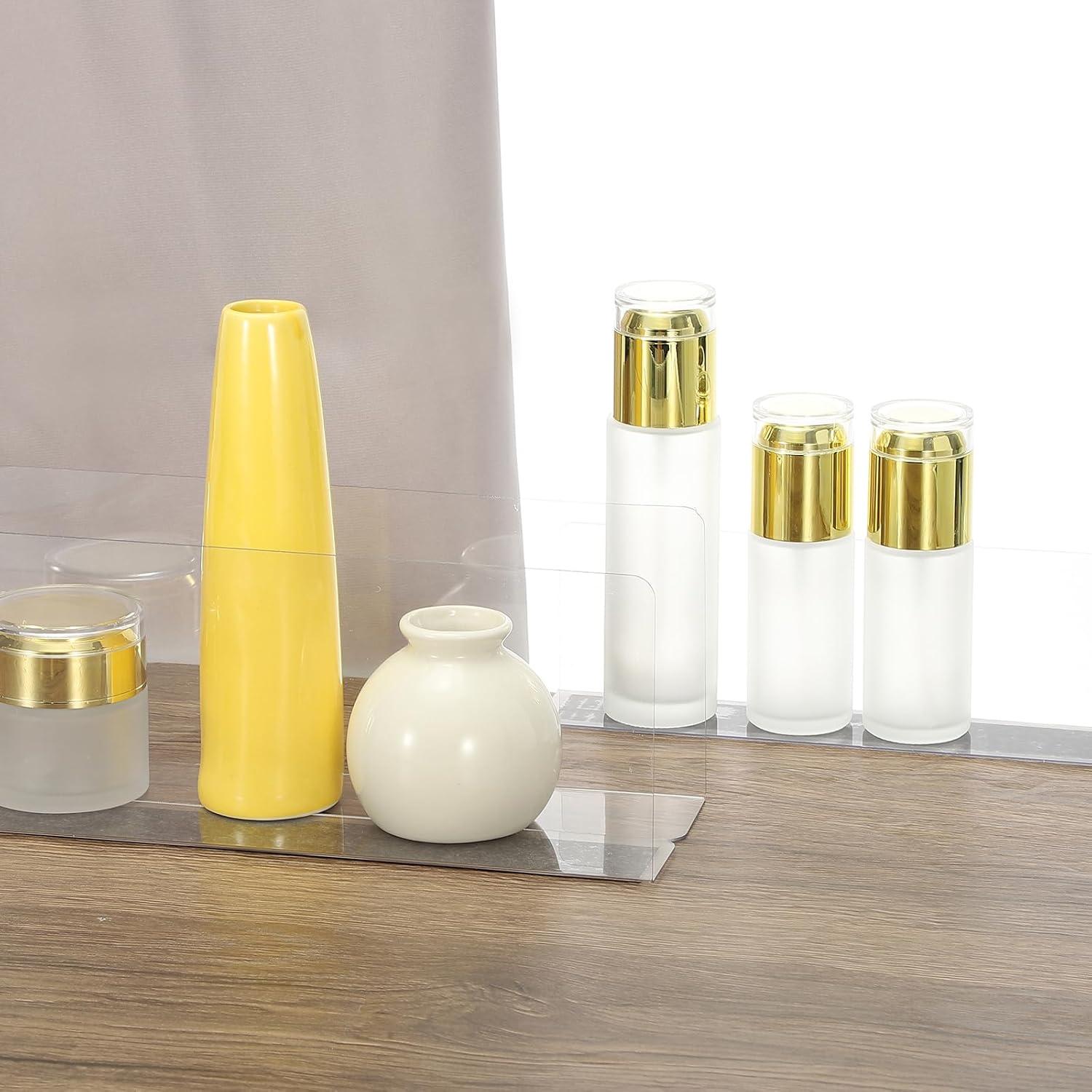 Divisores de Estante Magnéticos PATIKIL 4 Piezas Acrílico 20x3x6cm