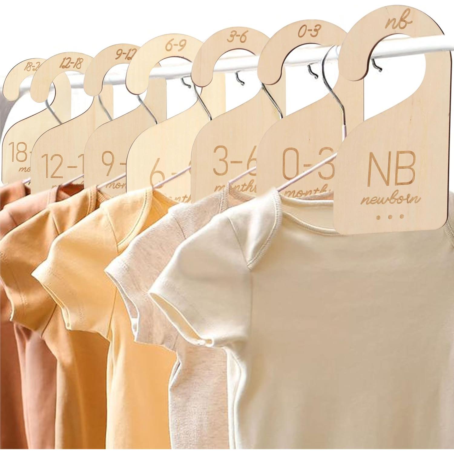 Divisores de Armario para Bebés UOAOU - Madera 1-24 Meses