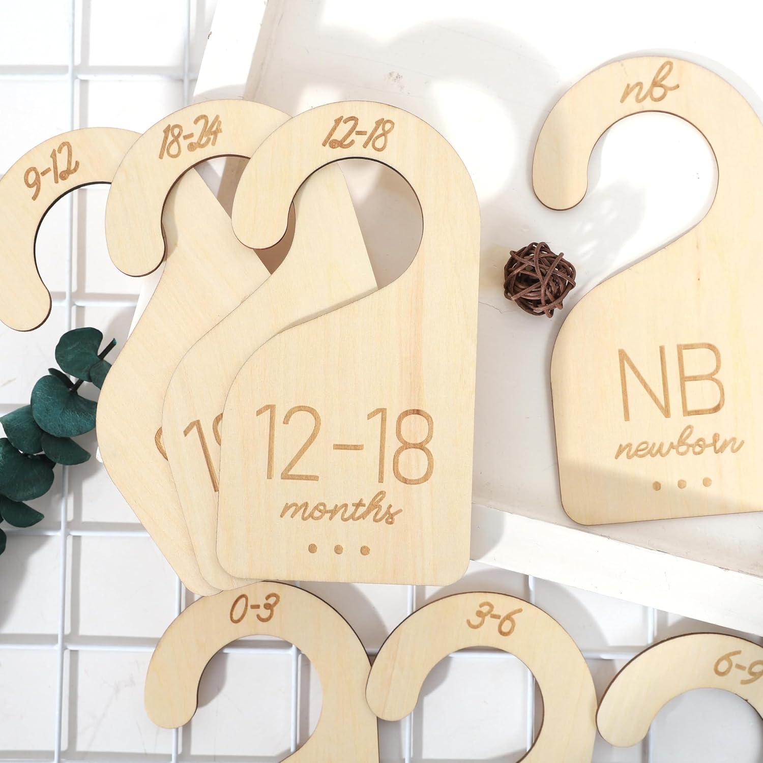 Divisores de Armario para Bebés UOAOU - Madera 1-24 Meses
