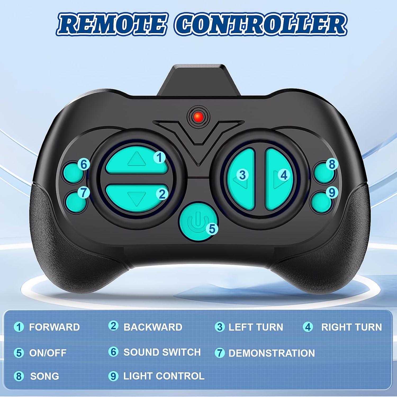 Robot Control Remoto Recargable MindPal Verde 3+ Años