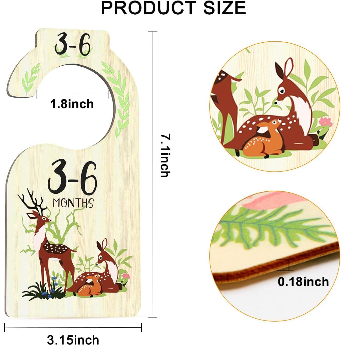 Divisores de Armario para Bebés XUANYILAN 8 PCS Multicolor