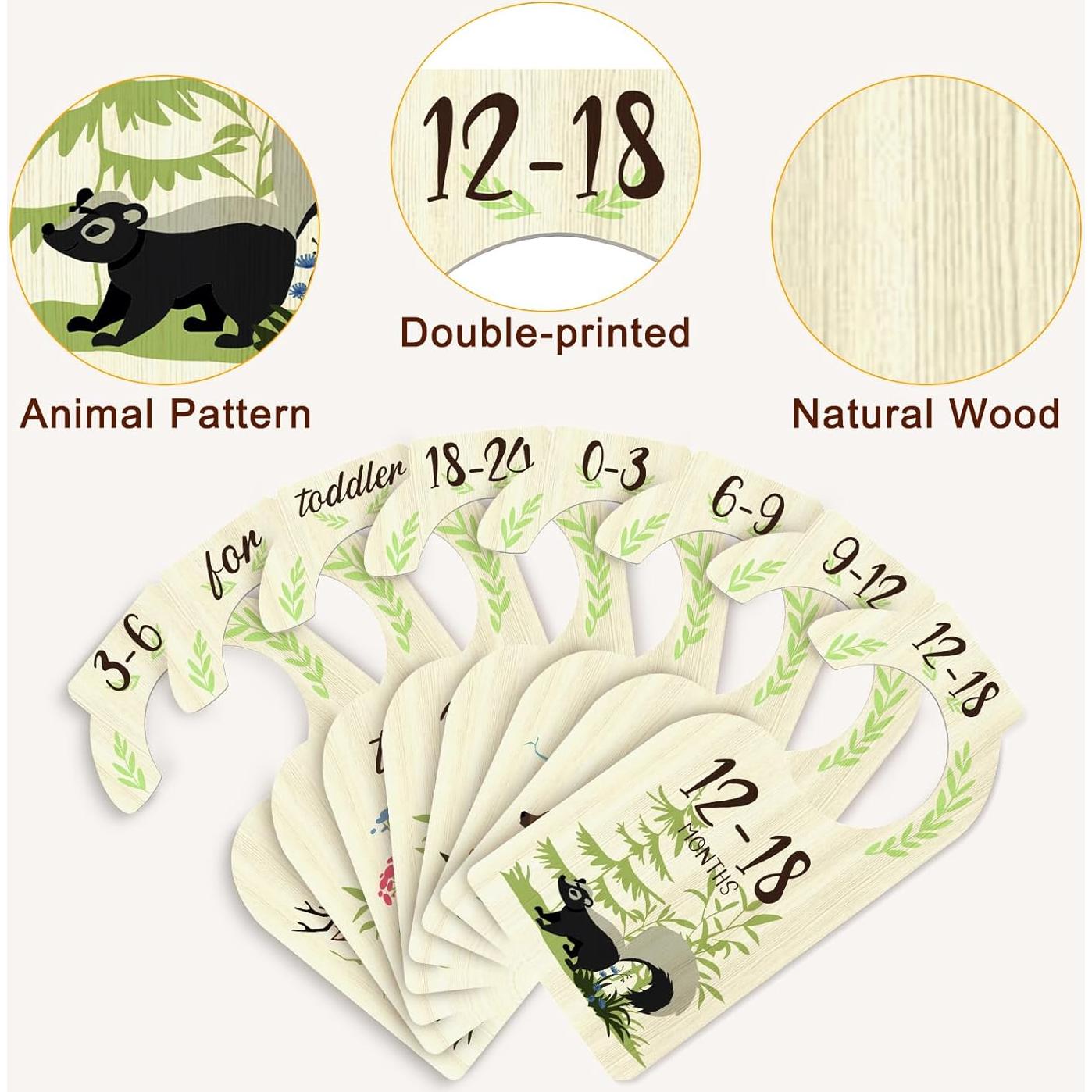 Divisores de Armario para Bebés XUANYILAN 8 PCS Multicolor