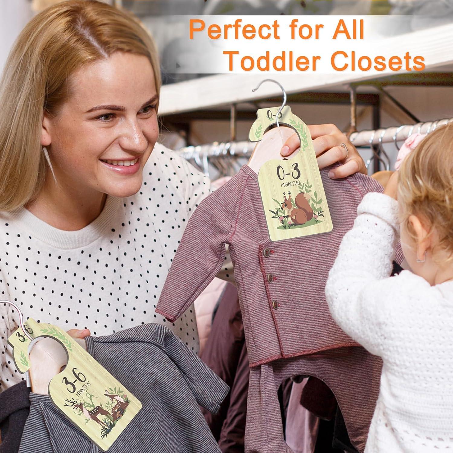 Divisores de Armario para Bebés XUANYILAN 8 PCS Multicolor