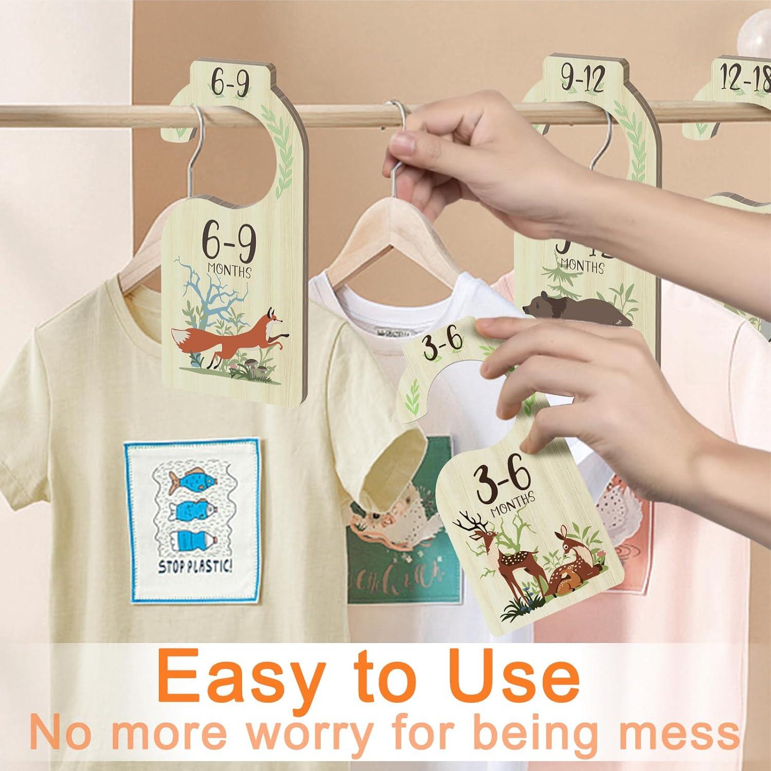 Divisores de Armario para Bebés XUANYILAN 8 PCS Multicolor