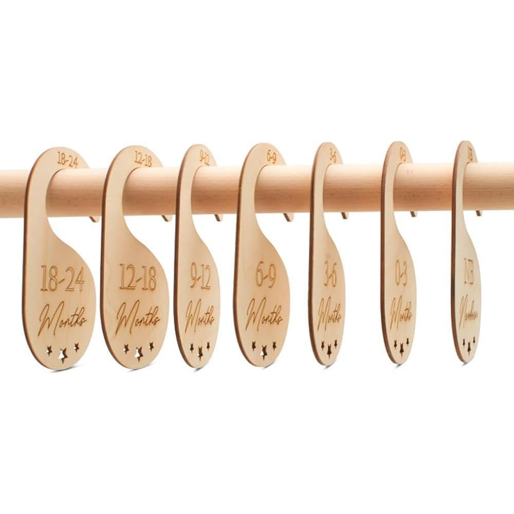 Divisores de Closet para Bebé Woodpeckers - Set de 7 Organizador