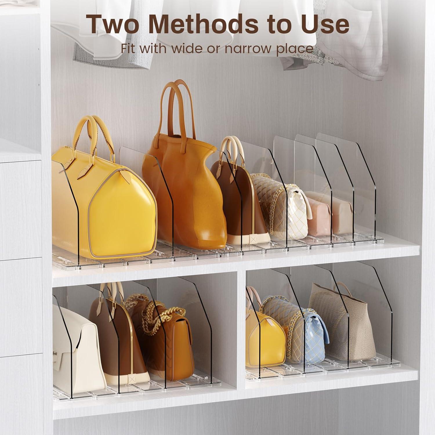 Organizador de Bolsos GotSpace Transparente Ajustable 1 Paquete