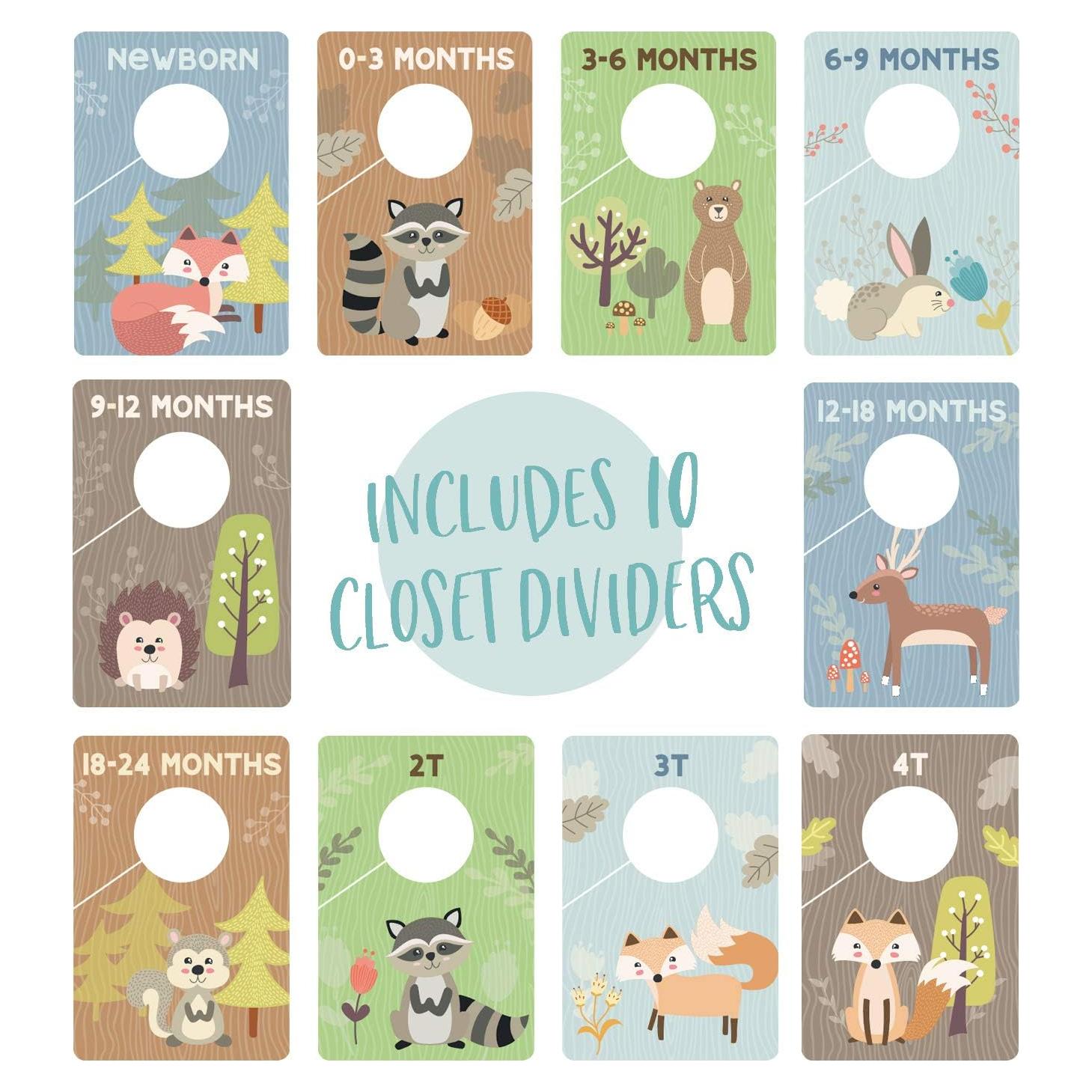 Divisores de Ropa para Closet Canopy Street - 10 Piezas Bebé