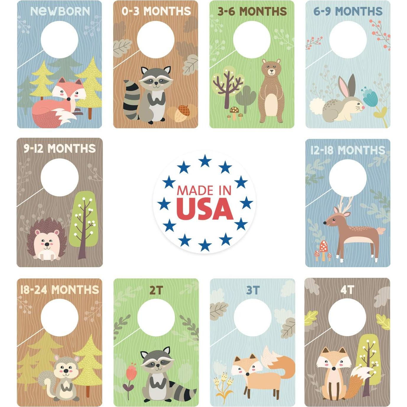 Divisores de Ropa para Closet Canopy Street - 10 Piezas Bebé