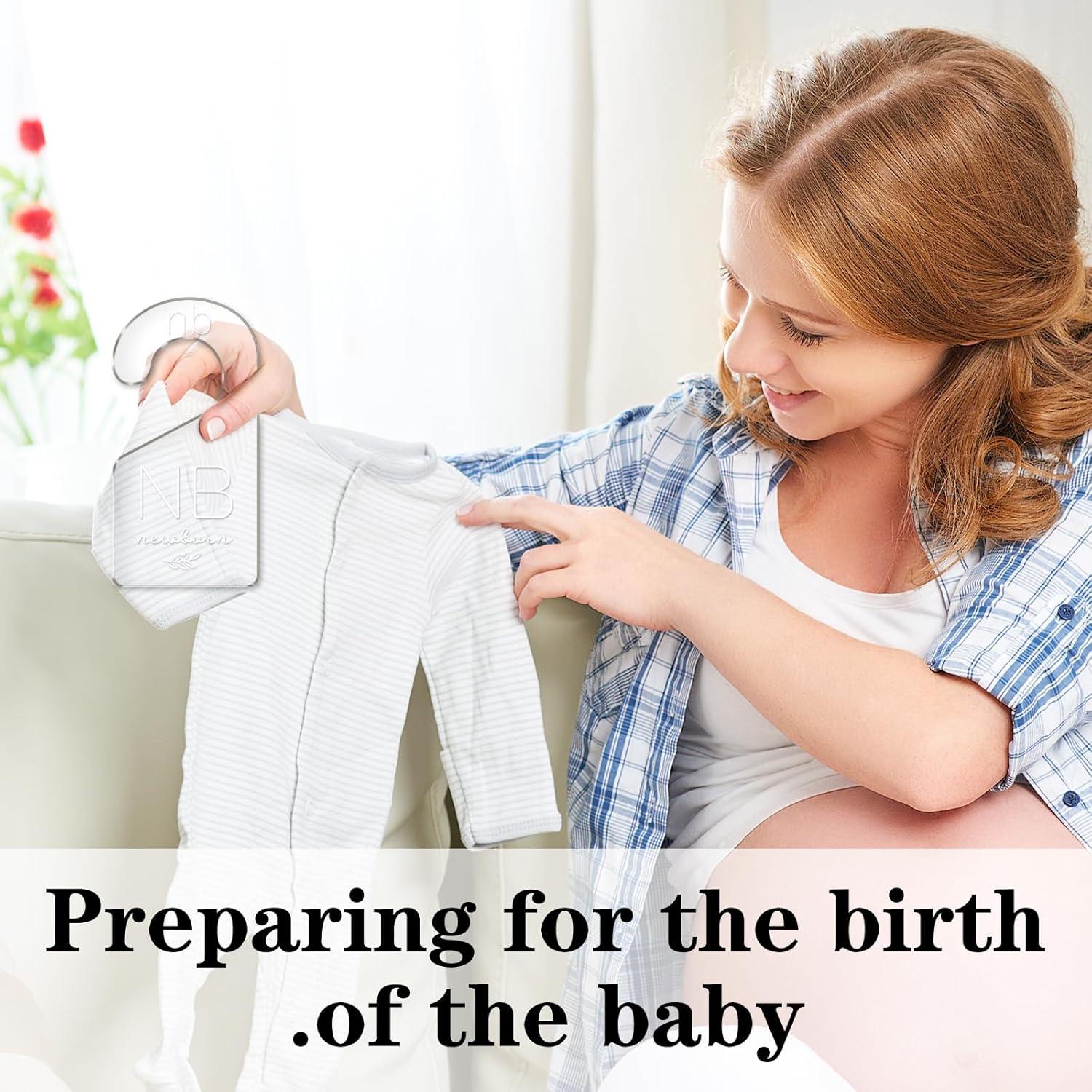 Divisores de Ropa para Bebé Whaline 7 Piezas Acrílico 8.9x17.8cm