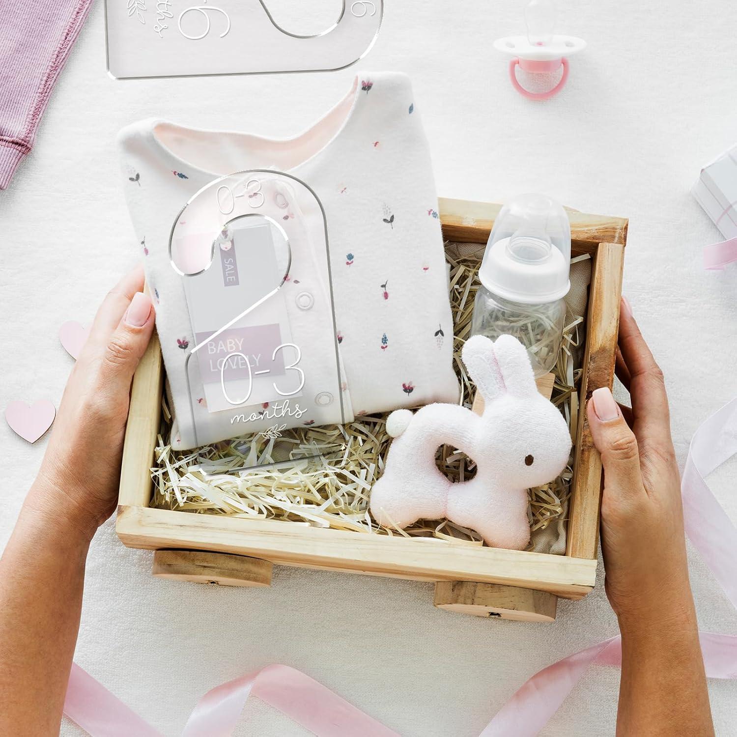 Divisores de Ropa para Bebé Whaline 7 Piezas Acrílico 8.9x17.8cm