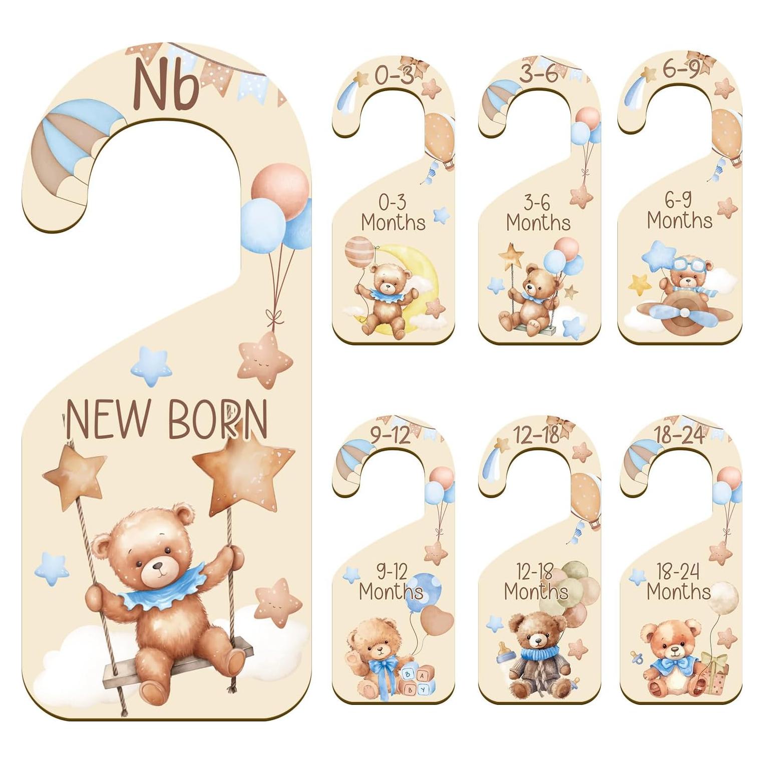 Divisores de Ropa para Bebés Yoyuspy - 7 Piezas Ositos