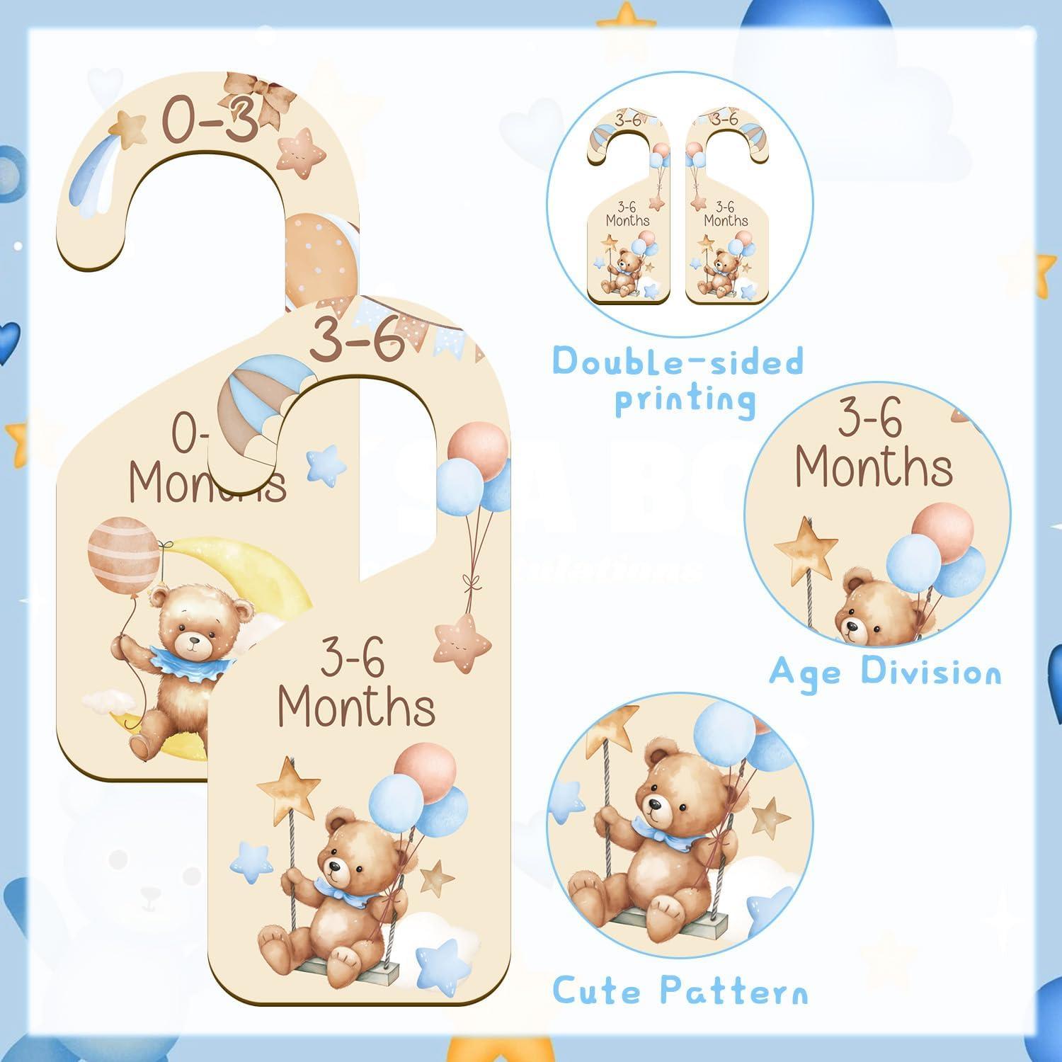 Divisores de Ropa para Bebés Yoyuspy - 7 Piezas Ositos