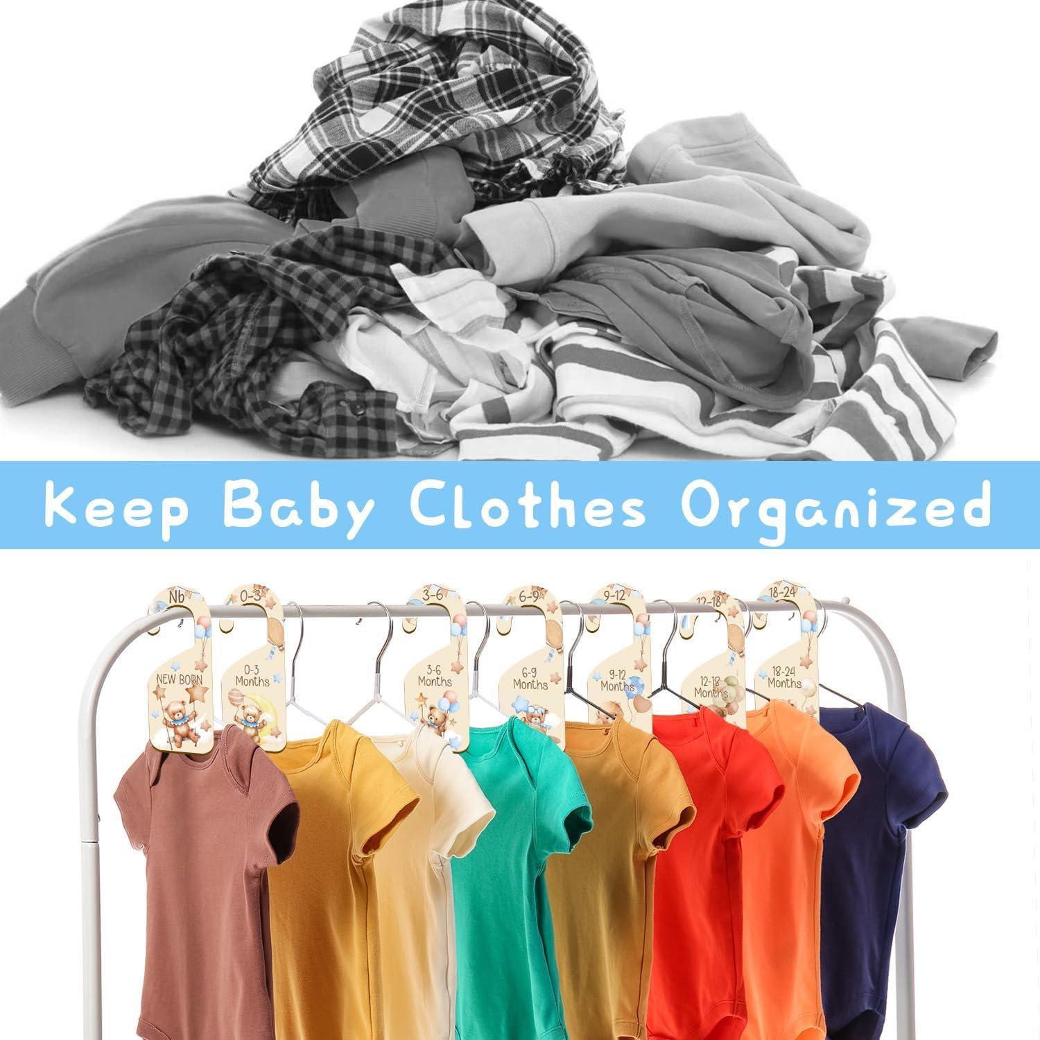 Divisores de Ropa para Bebés Yoyuspy - 7 Piezas Ositos