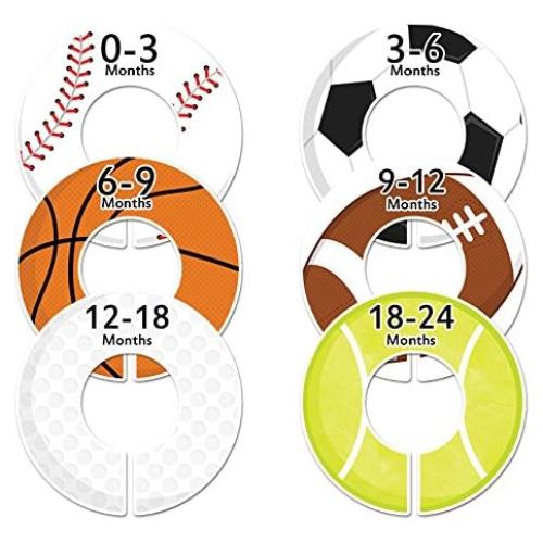 Divisores de Tamaño para Armario Bebé Digitaldoodlebug - Set de 6