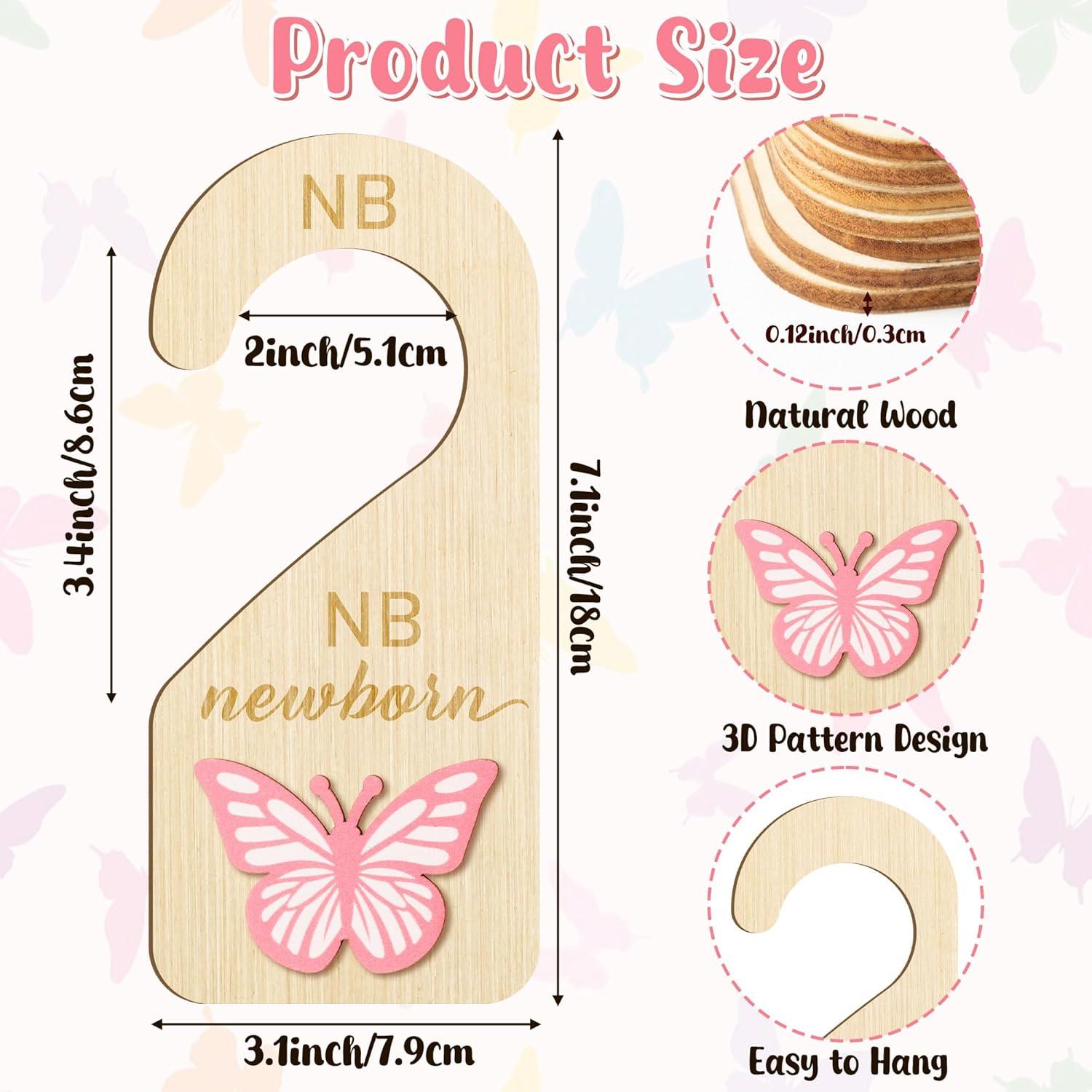 Divisores de Armario de Madera R CABALLO - 8 Piezas Mariposa