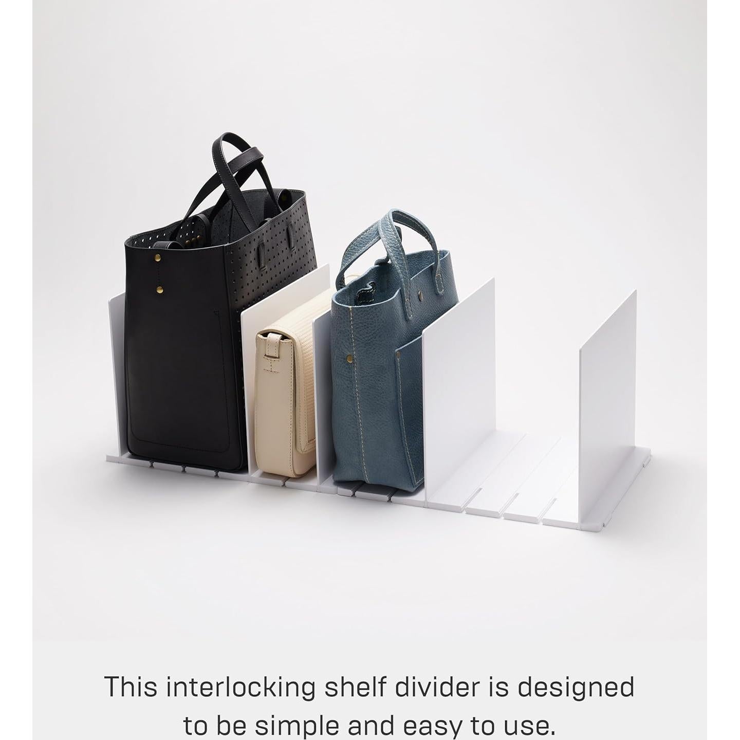 Organizador de Bolsos Yamazaki 4956 Ajustable Blanco