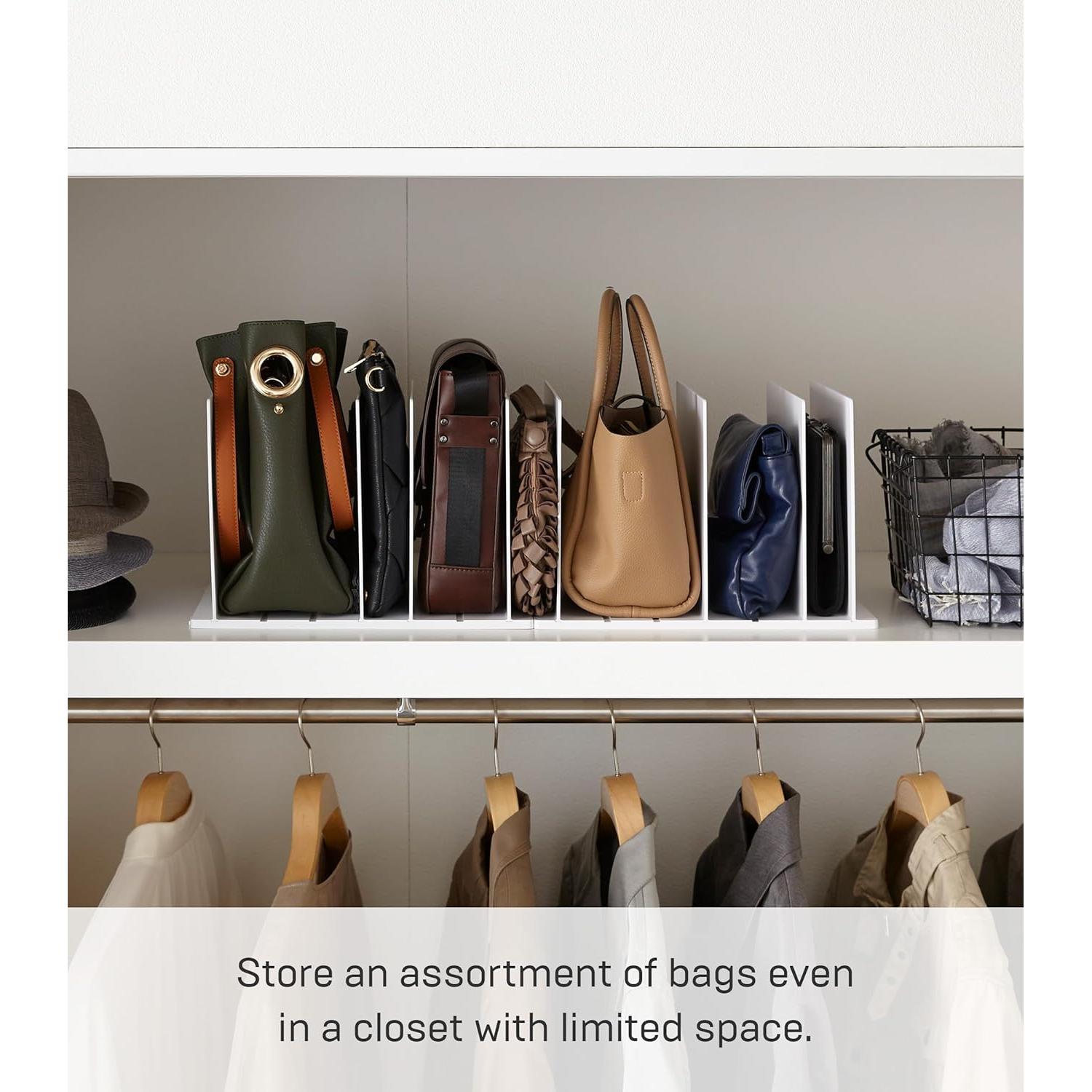 Organizador de Bolsos Yamazaki 4956 Ajustable Blanco