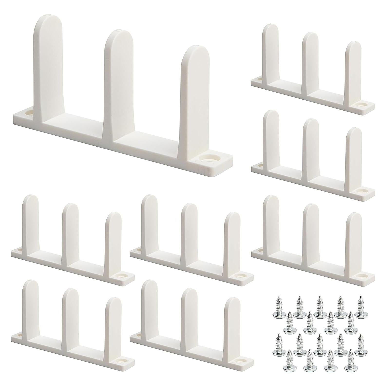 Paquete de 8 Guías de Piso para Puertas de Closet Nkiy Quen