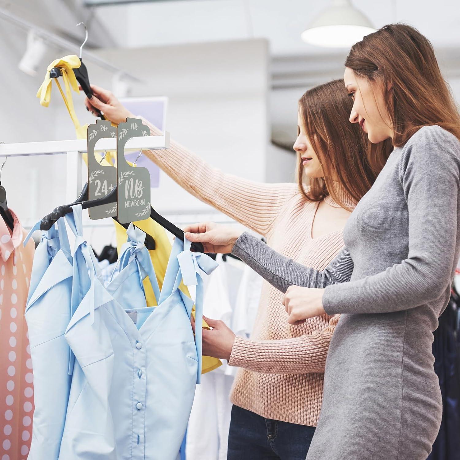 Divisores de Armario de Madera Lusofie - 8 PCS para Bebés