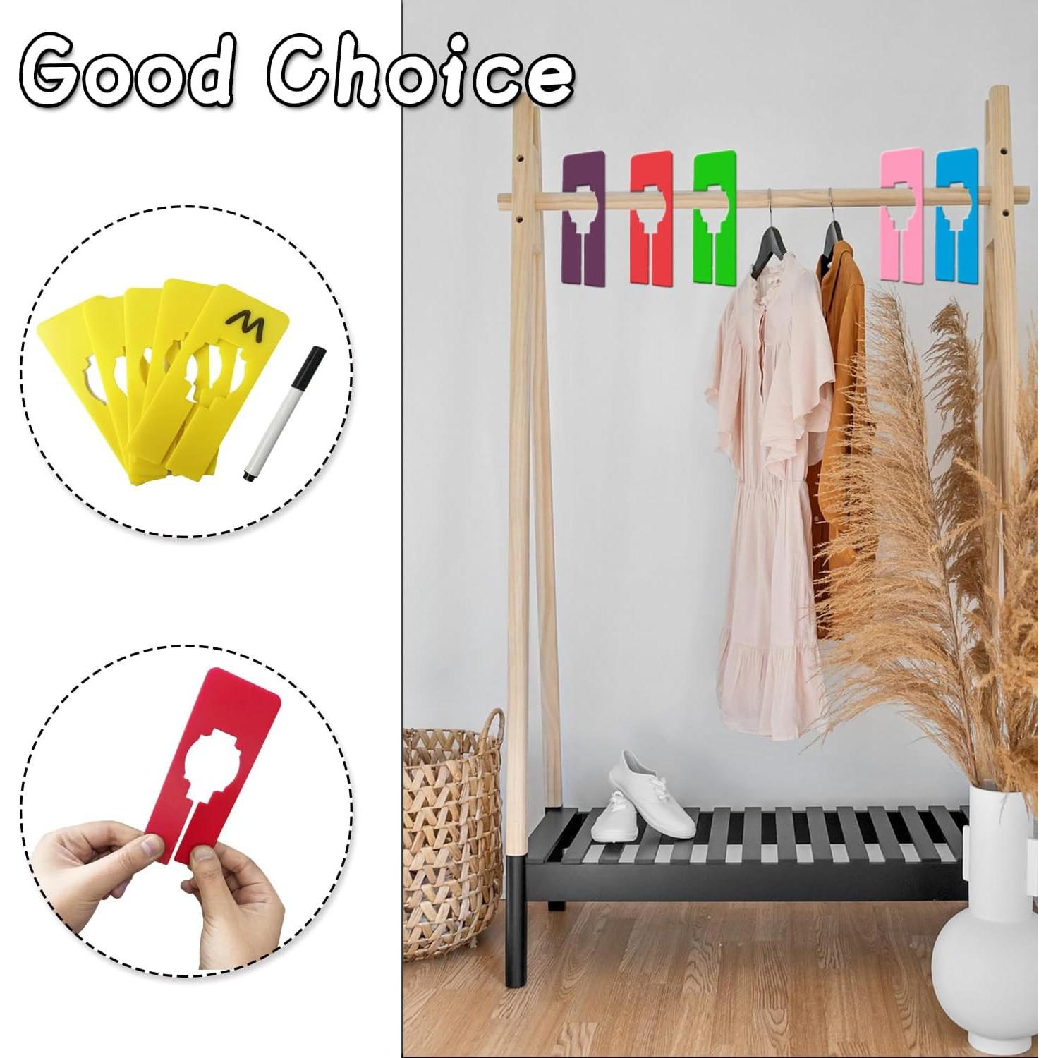 Divisores de Closet Colgantes MaehSab 40 Pcs Multicolor