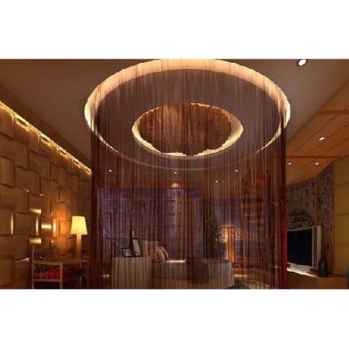 Cortina de Cuerda Decorativa Ave Split 100x200cm Café