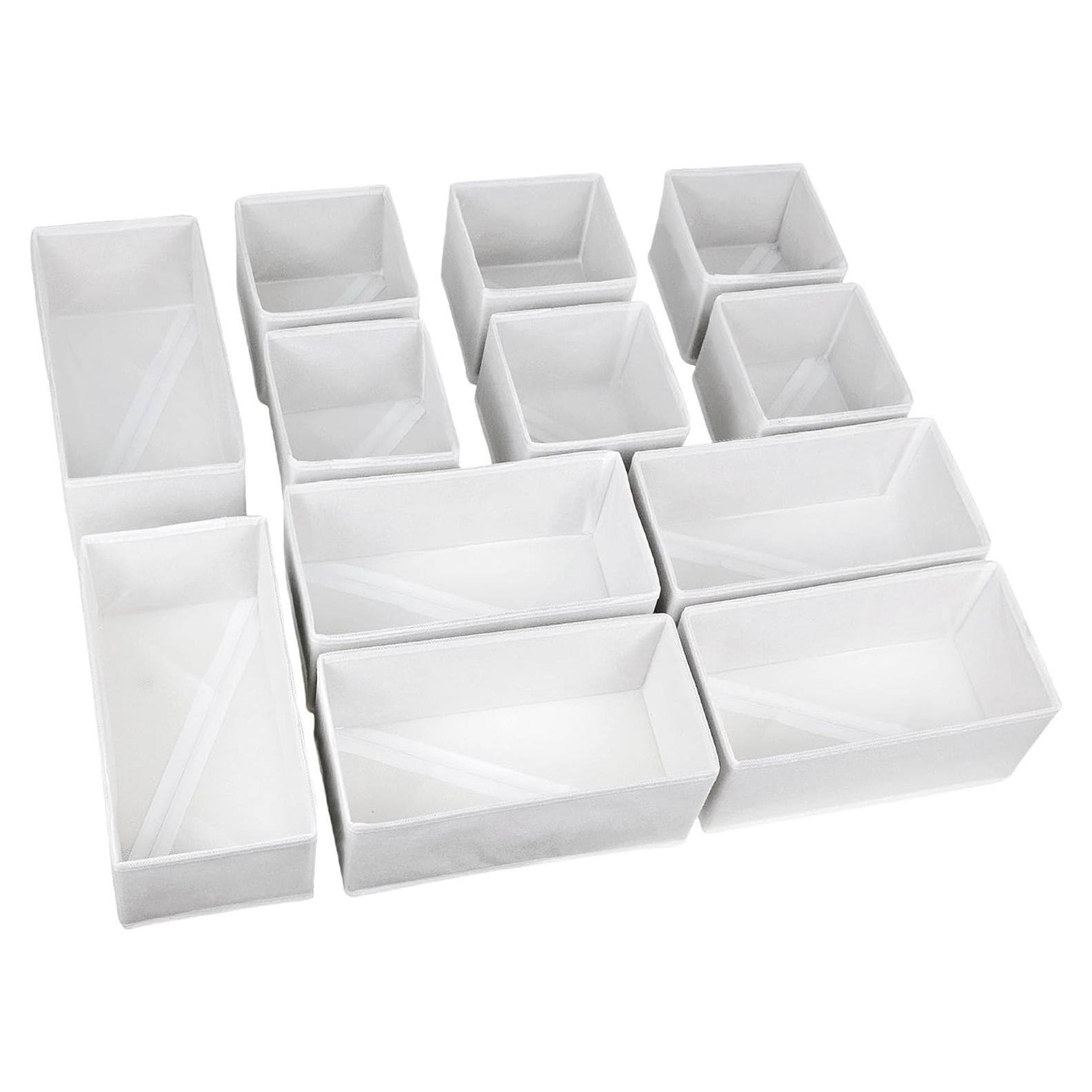 Juego de 12 Organizadores de Cajón Fordonral Tela Plegable