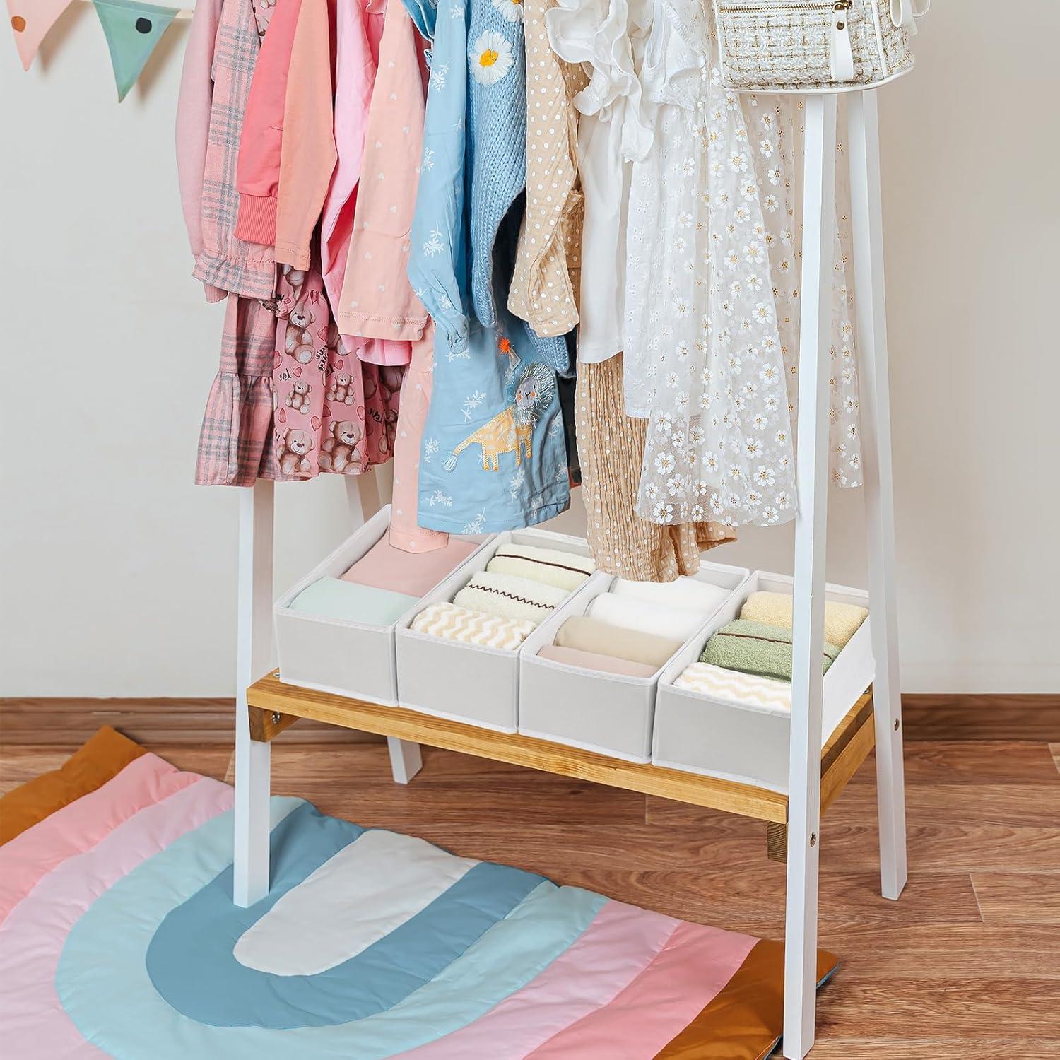 Juego de 12 Organizadores de Cajón Fordonral Tela Plegable