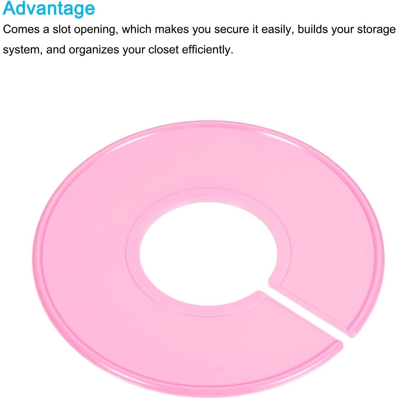 Divisores de Ropa PATIKIL Paquete de 20 Separadores Rosa