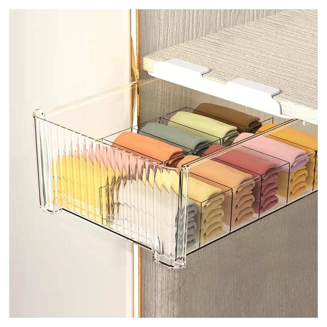 Organizador de Ropa Interior Miaocona 12 Celdas Estilo Colgante Blanco