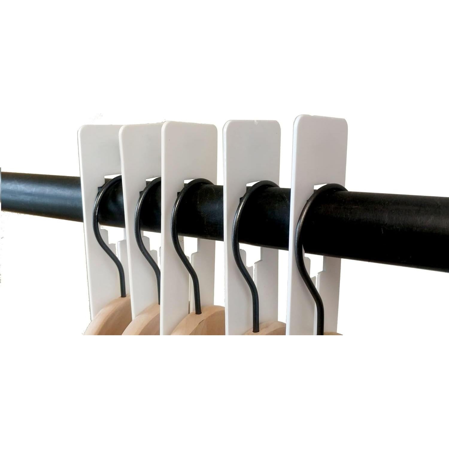 Divisores de Tamaño de Ropa NAHANCO Kit de 50 Blancos