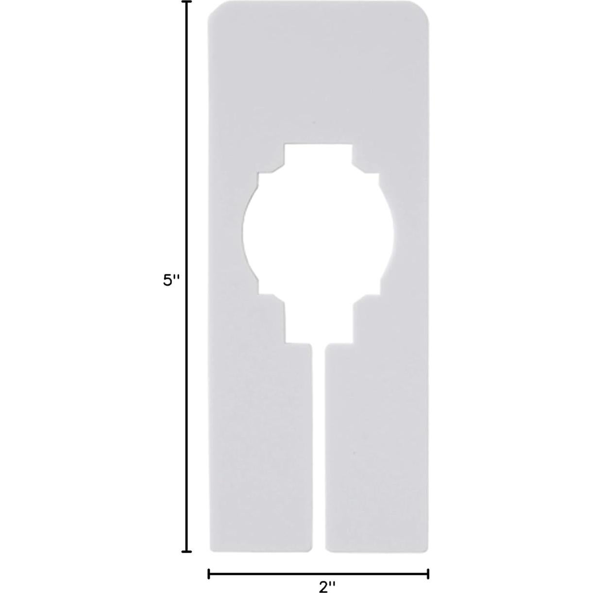 Divisores de Tamaño de Ropa NAHANCO Kit de 50 Blancos