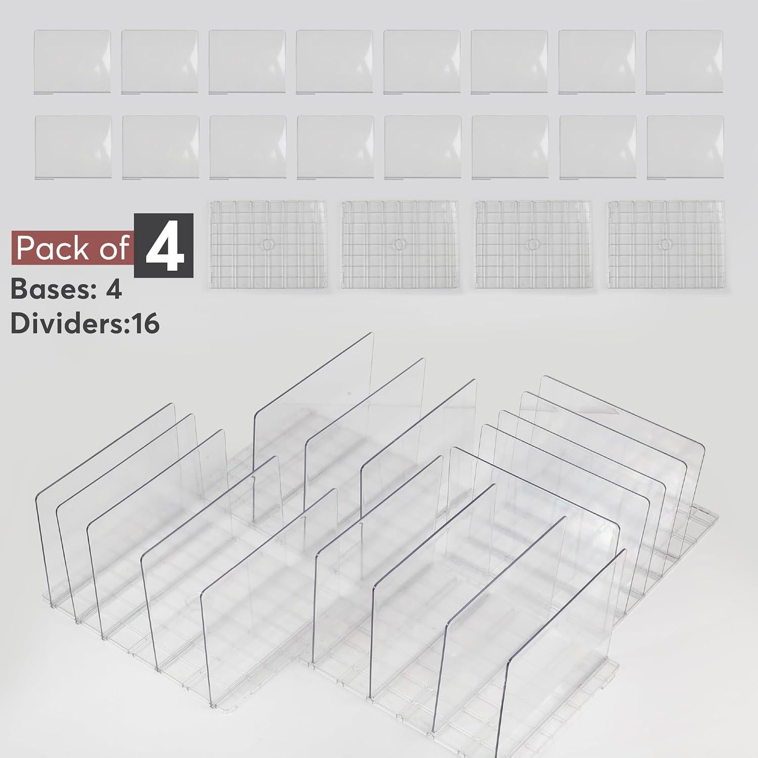 Organizador de Bolsos Brinstow - Paquete de 4 Ajustable 33.9x25.5cm