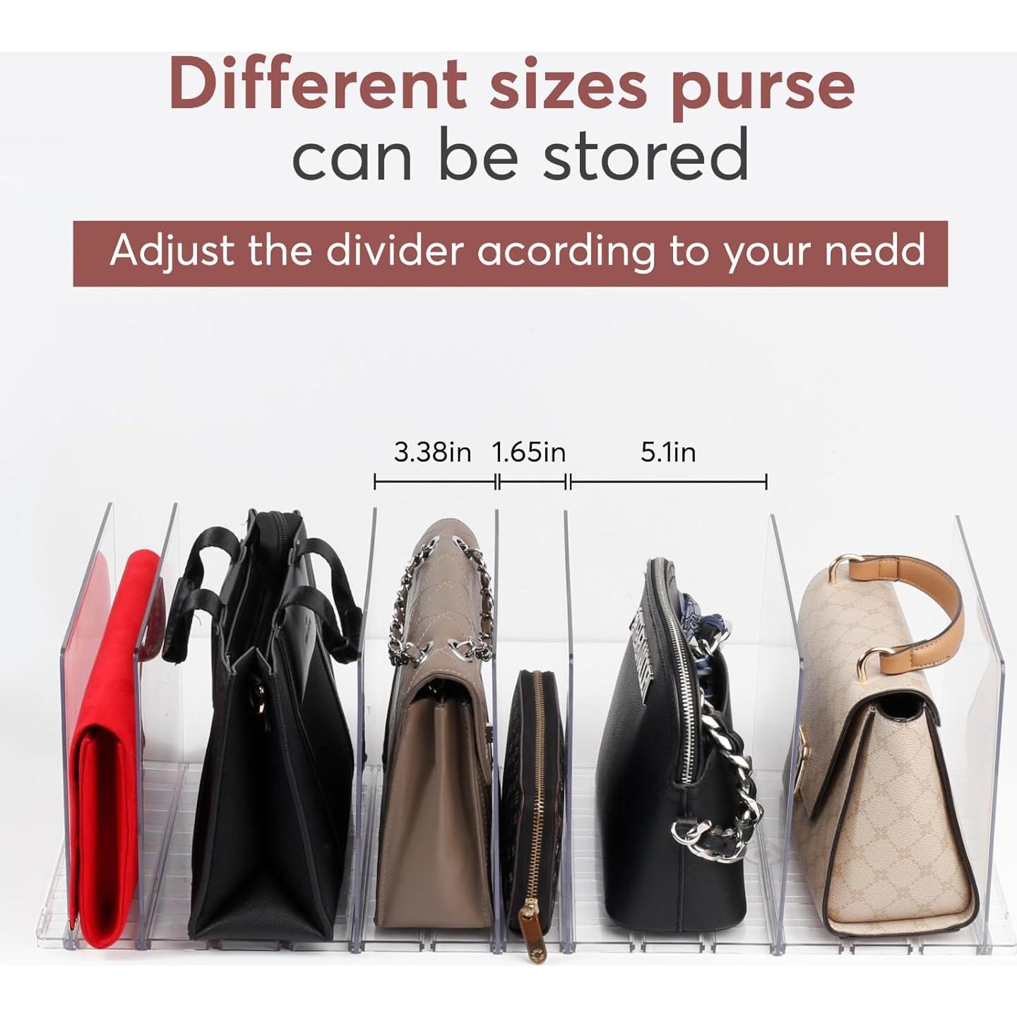 Organizador de Bolsos Brinstow - Paquete de 4 Ajustable 33.9x25.5cm