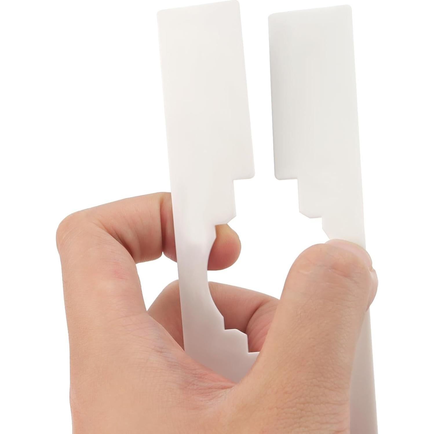 Divisores de Ropa SHEUTSAN 100 Piezas 12.5x5cm Plástico Blanco