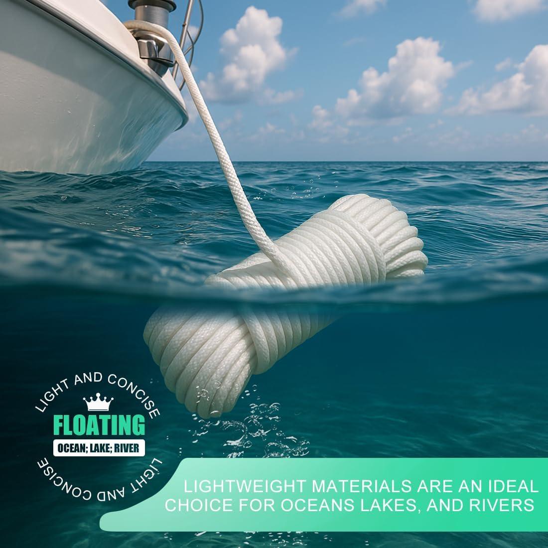 Cuerda de Polipropileno 12.3 m PH PerkHomy Blanca 9.5 mm