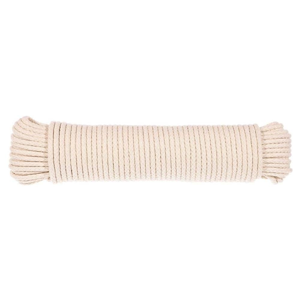 Cuerda de Ropa Trenzada Algodón Natural Golberg 30.48m 4.76mm