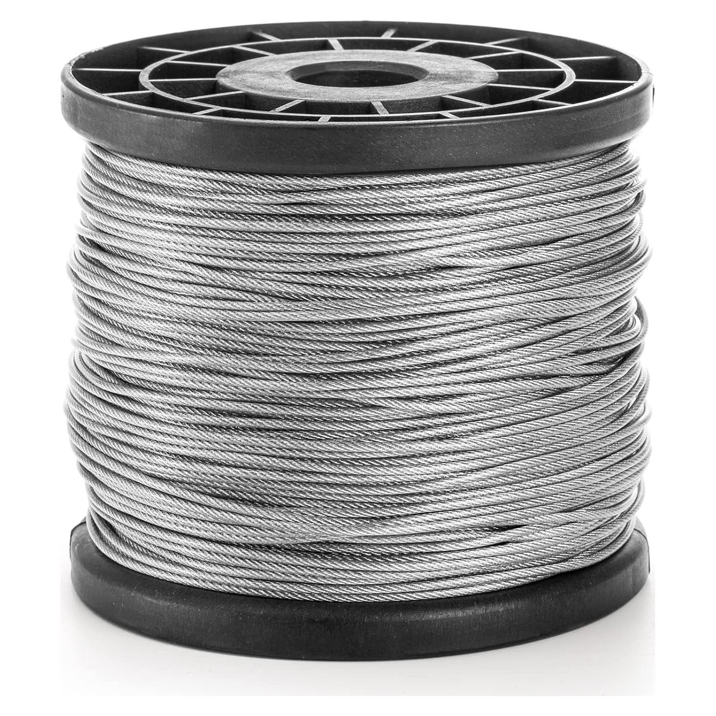 Cable de Alambre Trenzado Yarlung 1/16" x 152.4m Acero Inoxidable