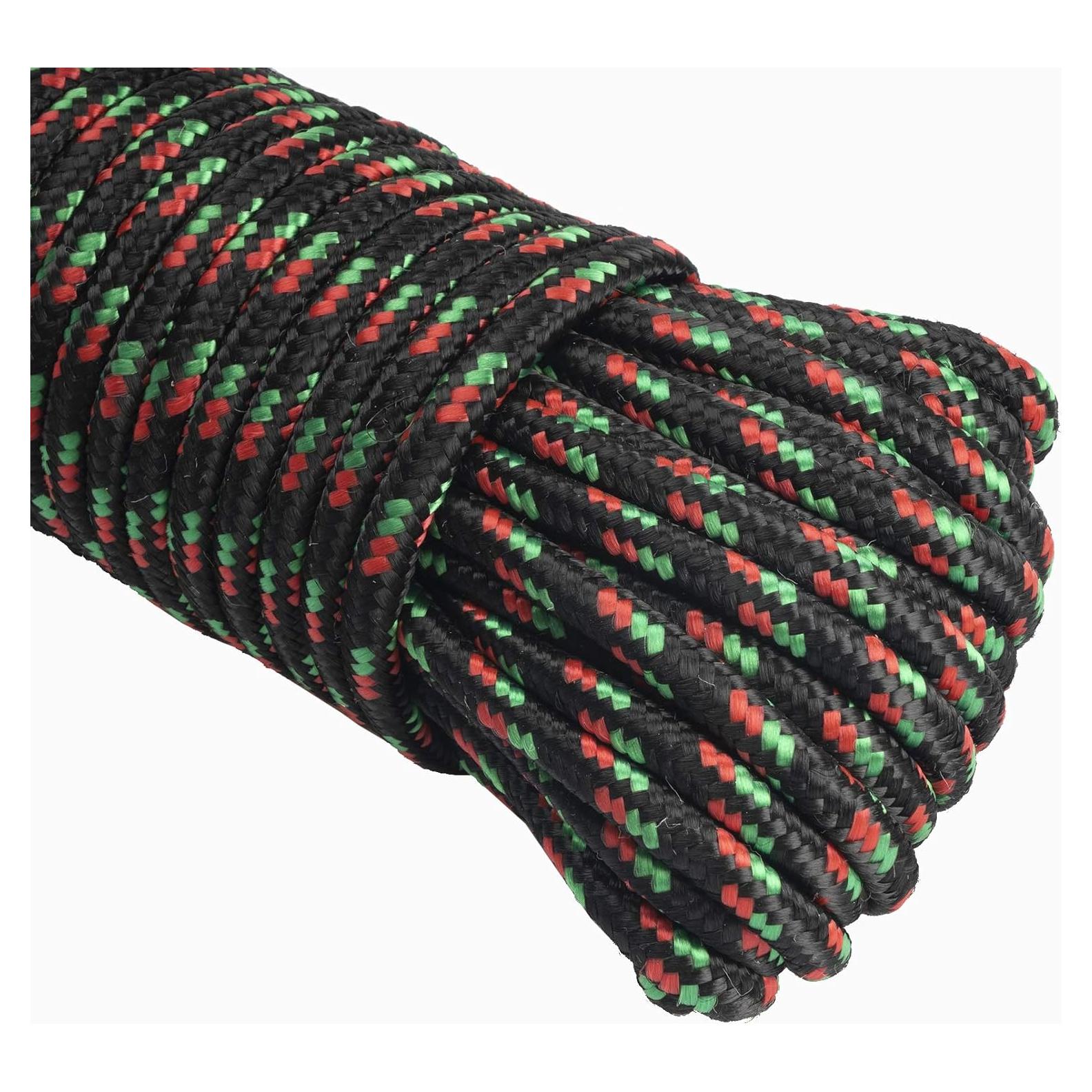 Cuerda Trenzada de Polipropileno MetaKit 30m 6.5mm Negra