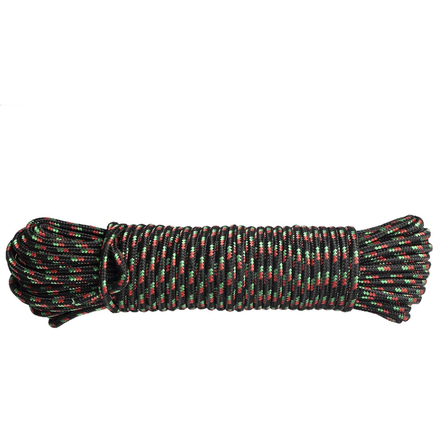 Cuerda Trenzada de Polipropileno MetaKit 30m 6.5mm Negra