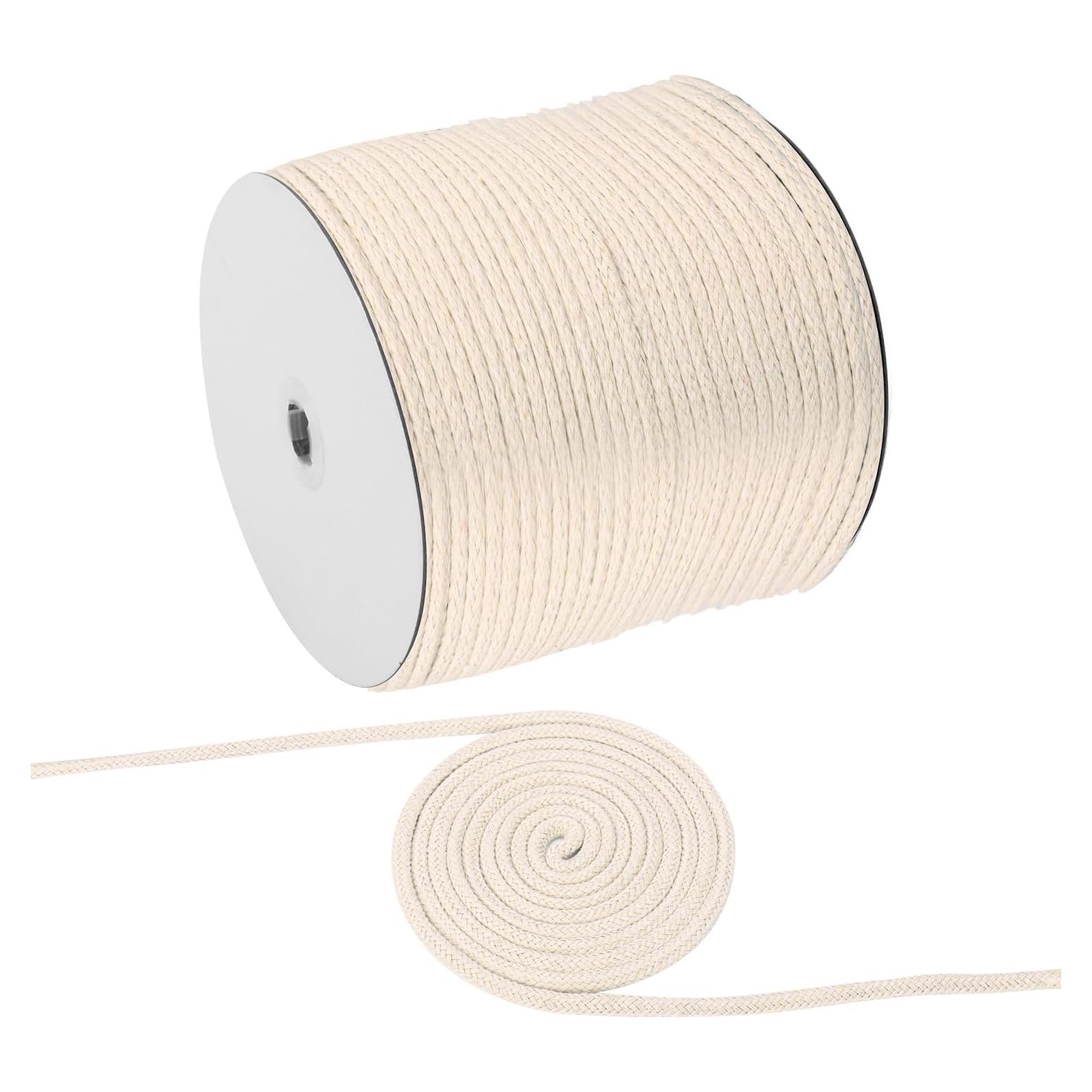 Cuerda de Ropa de Algodón IHDYPPEW 152.4m 0.48cm Blanca