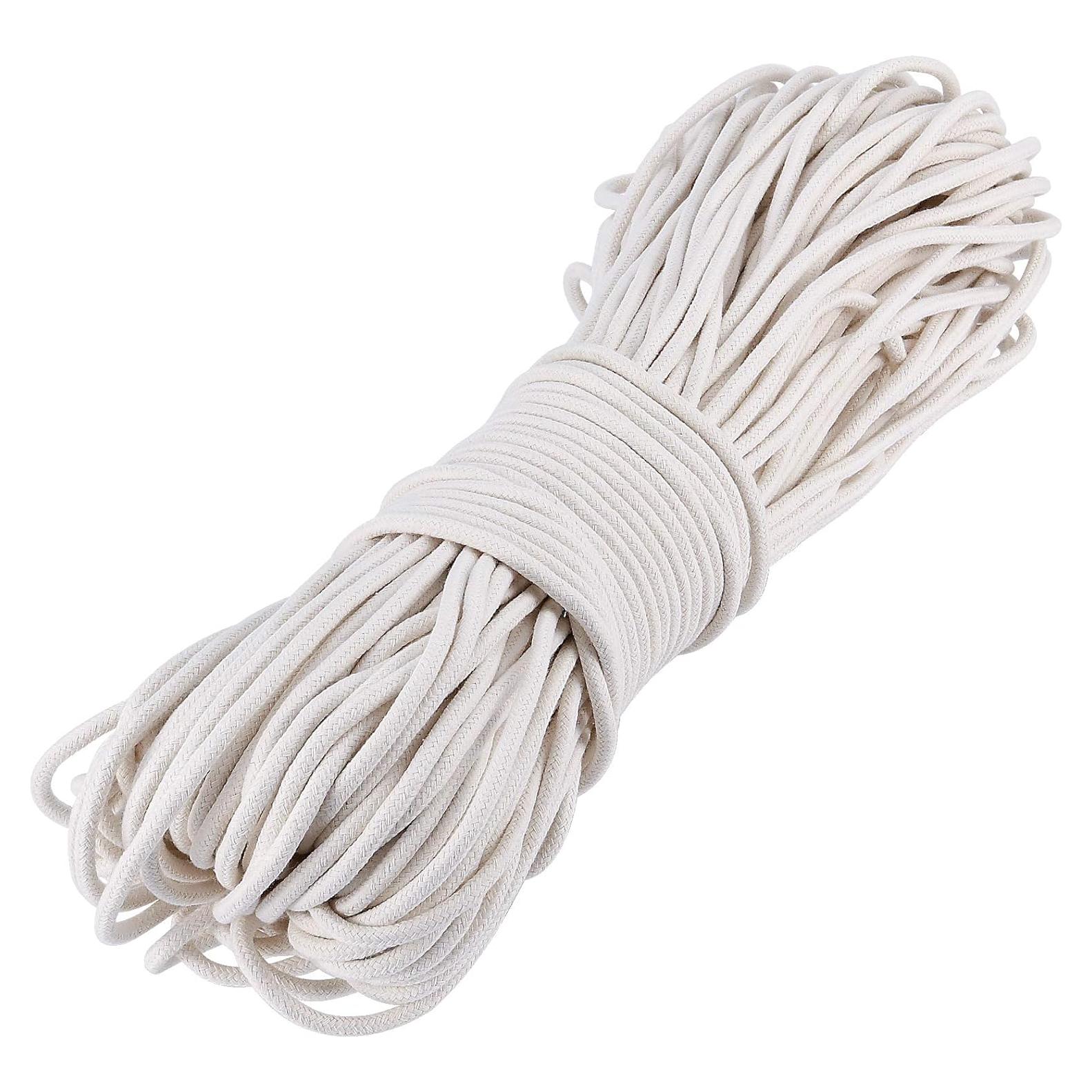 Cuerda de Algodón Natural 100m 0.635cm para Manualidades