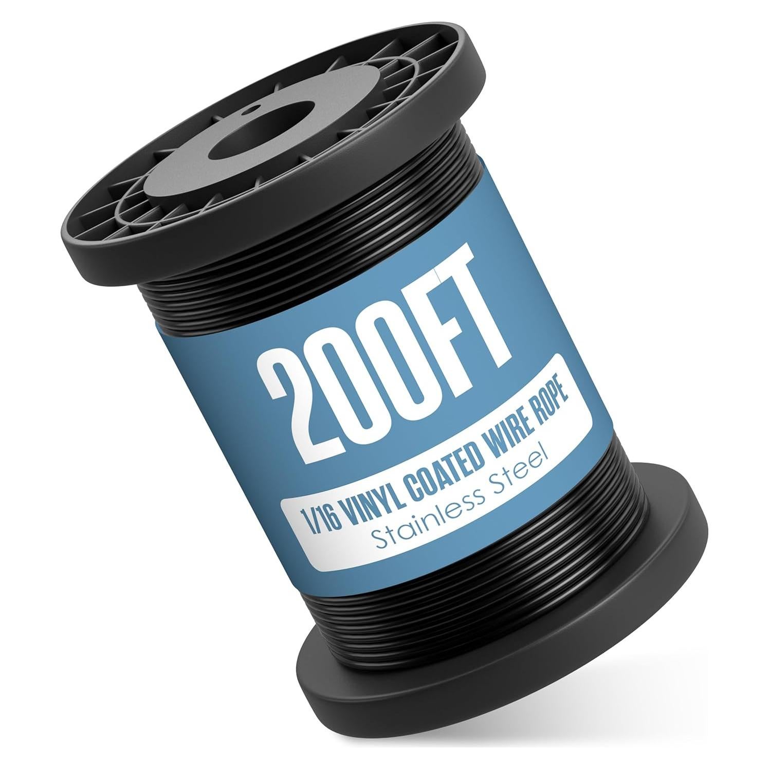 Cable de Acero Trenzado Houseables 1/16" (0.16 cm) 60.96 m