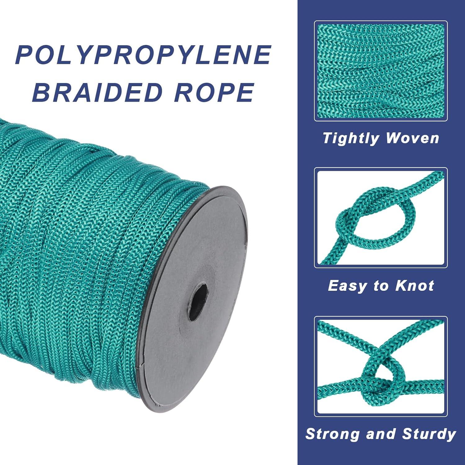 Cuerda Trenzada de Polipropileno MECCANIXITY 100m 6mm Verde