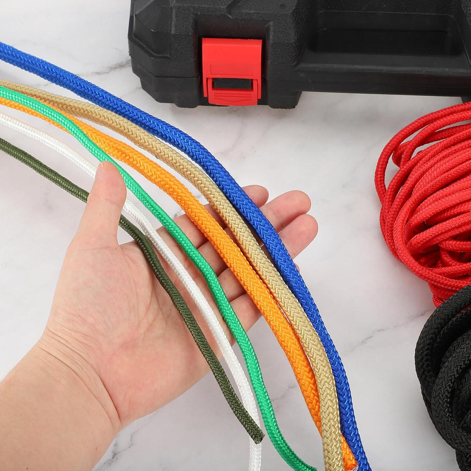 Cuerda Utilitaria Trenzada MECCANIXITY 6mm x 45.7m Negra