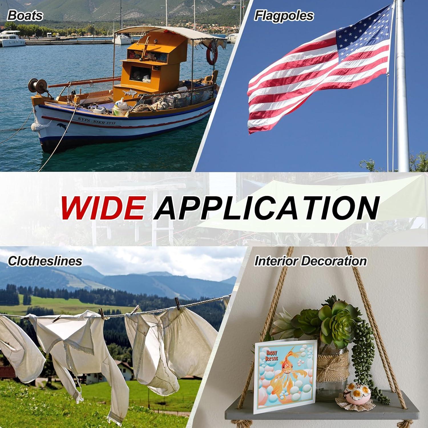 Cuerda Utilitaria Trenzada MECCANIXITY 6mm x 45.7m Negra