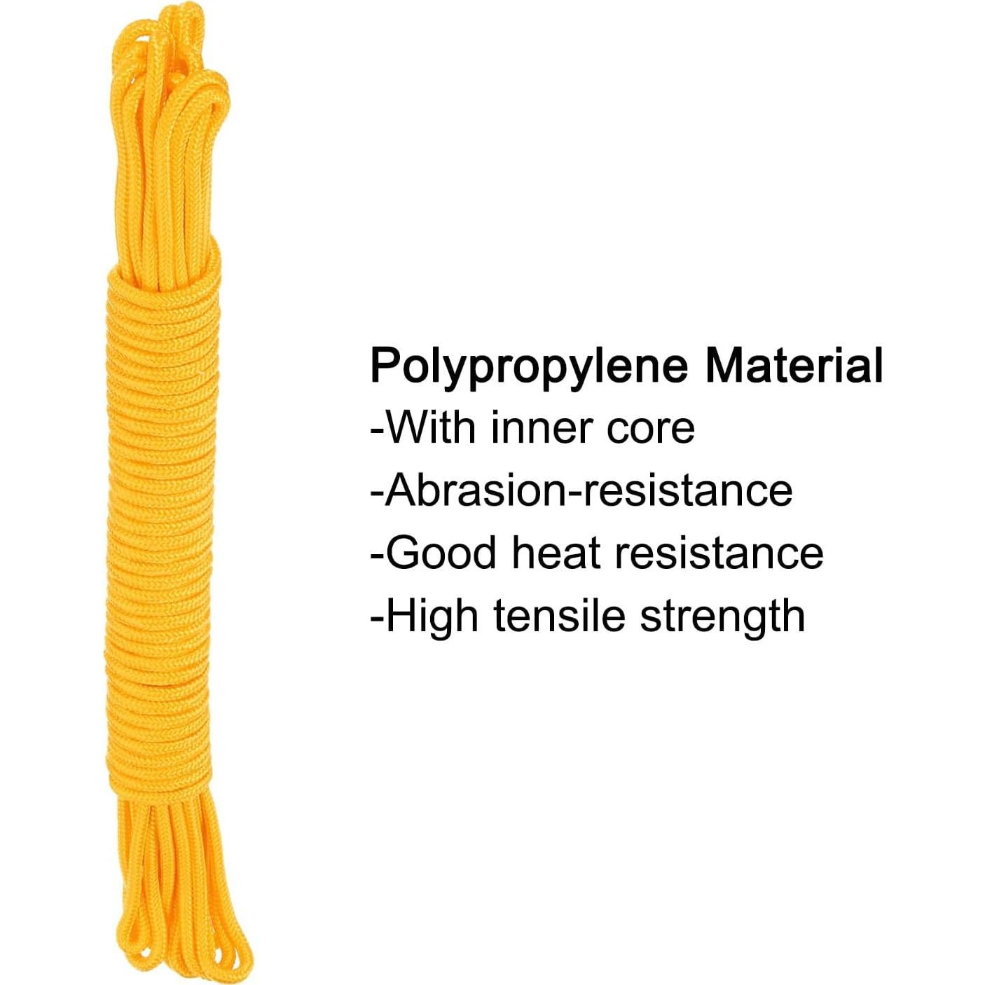 Cuerda Trenzada de Polipropileno MECCANIXITY 15M 7mm Amarillo
