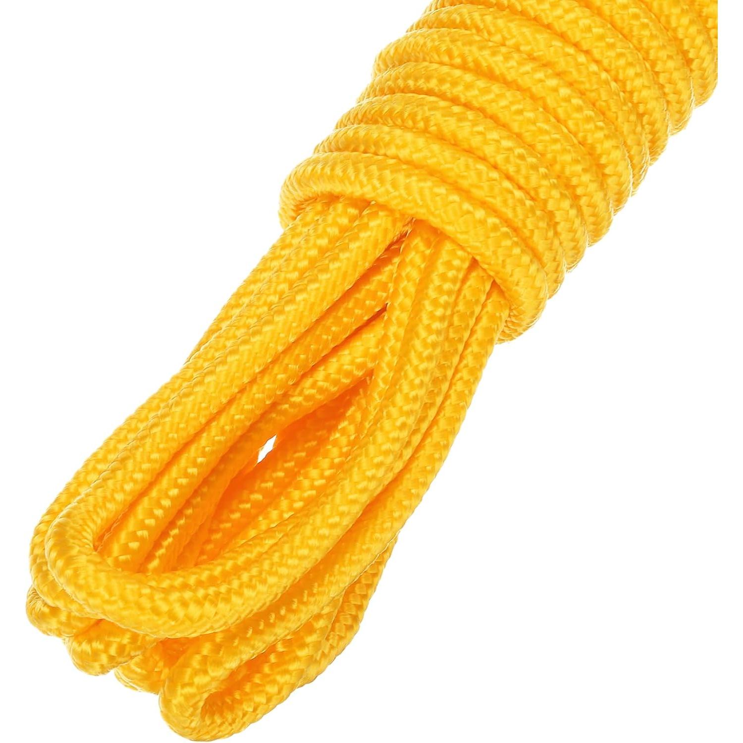 Cuerda Trenzada de Polipropileno MECCANIXITY 15M 7mm Amarillo